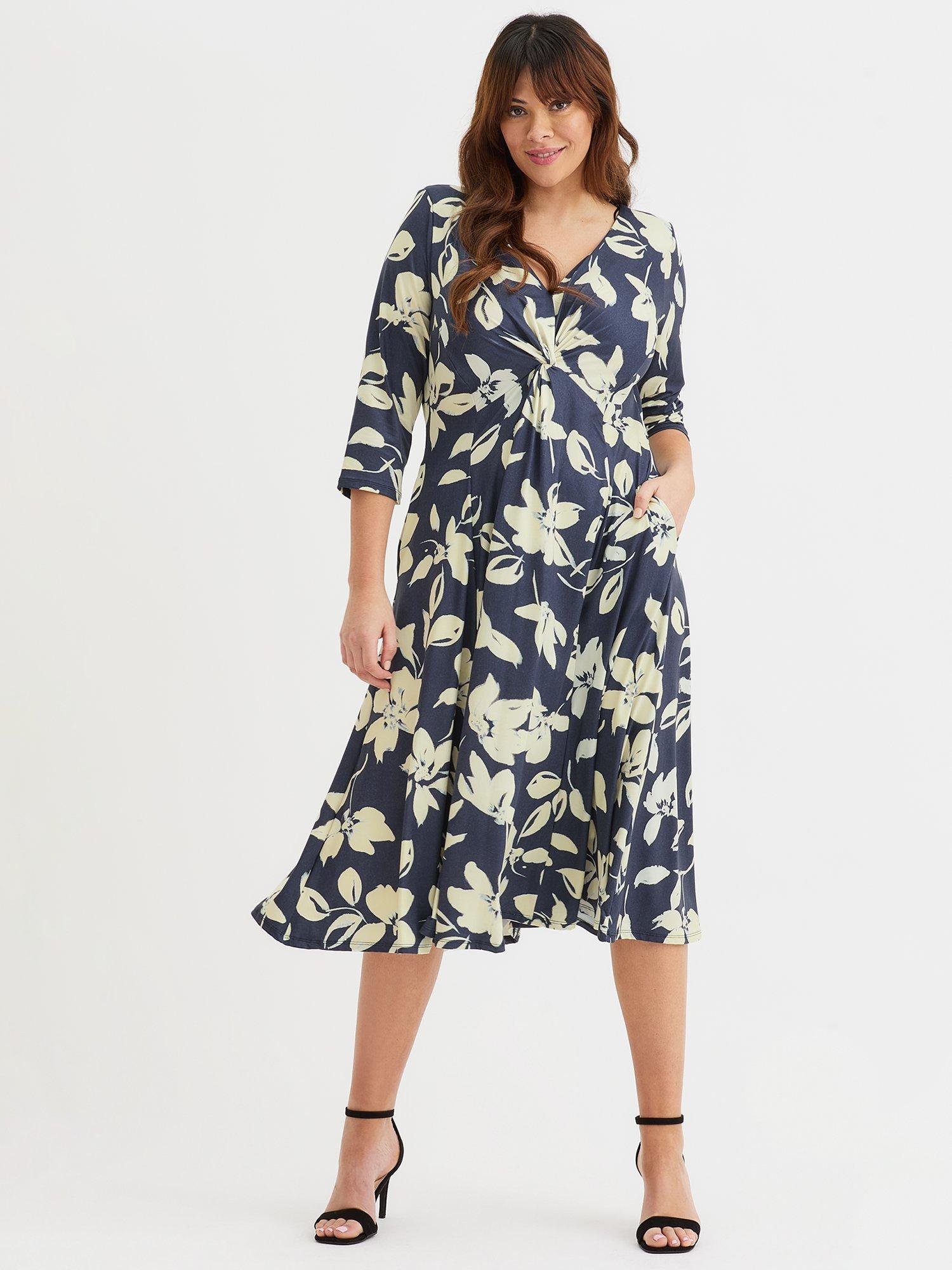 Product image 1 of 4, which shows Scarlett & Jo Claudia Floral Dress, Multi, 12