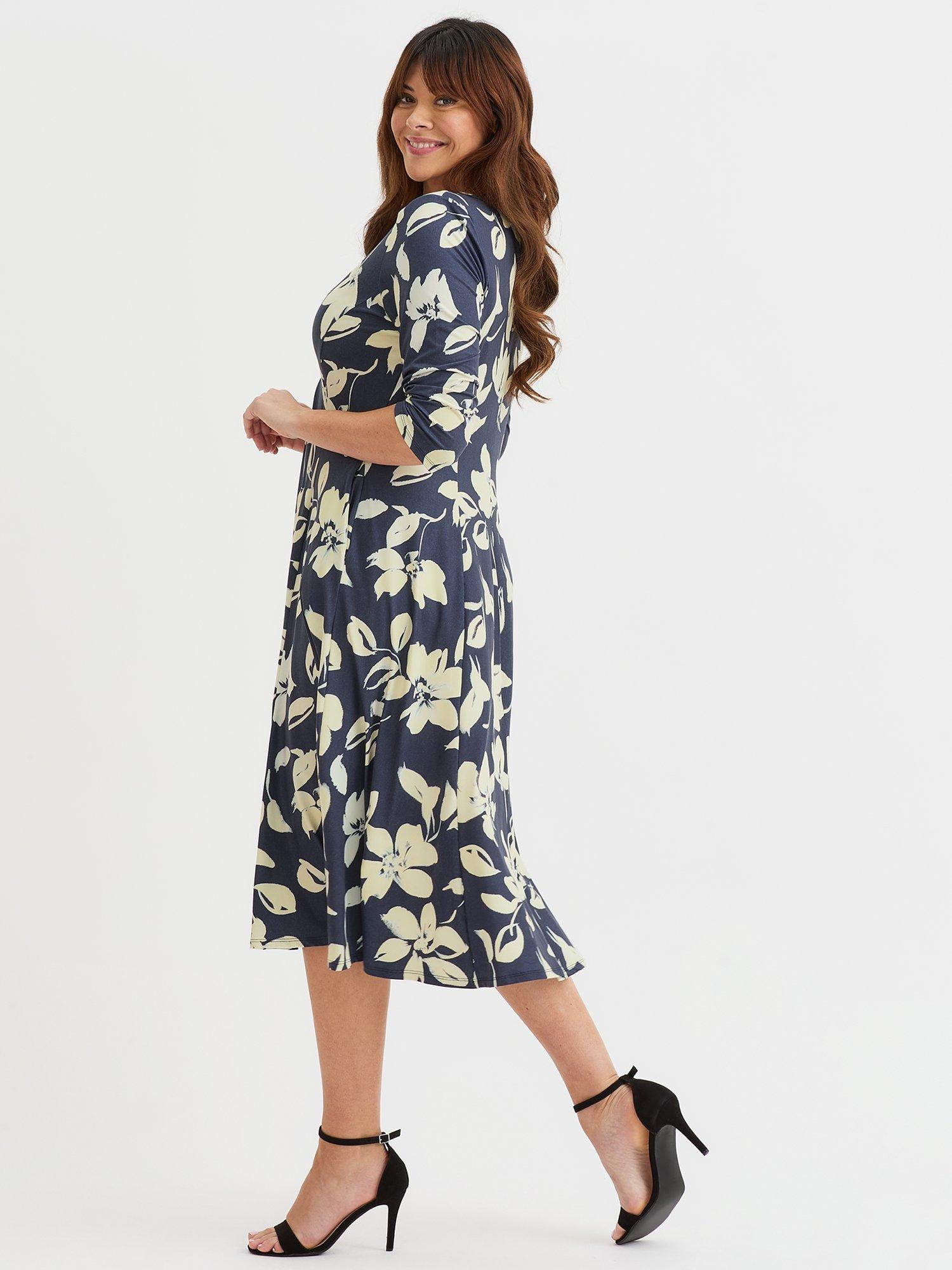 Product image 3 of 4, which shows Scarlett & Jo Claudia Floral Dress, Multi, 12