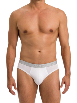 Hanro Stretch Cotton Essentials Briefs, Pack of 2, White
