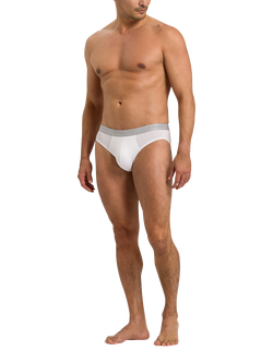 Hanro Stretch Cotton Essentials Briefs, Pack of 2 - view 2, White