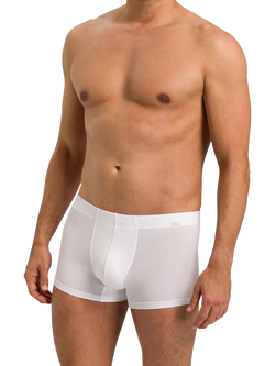 Hanro Stretch Cotton Essentials Trunks, Pack of 2, White