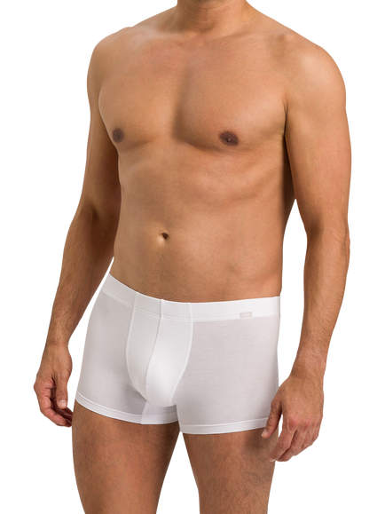 Hanro Stretch Cotton Essentials Trunks, Pack of 2, White