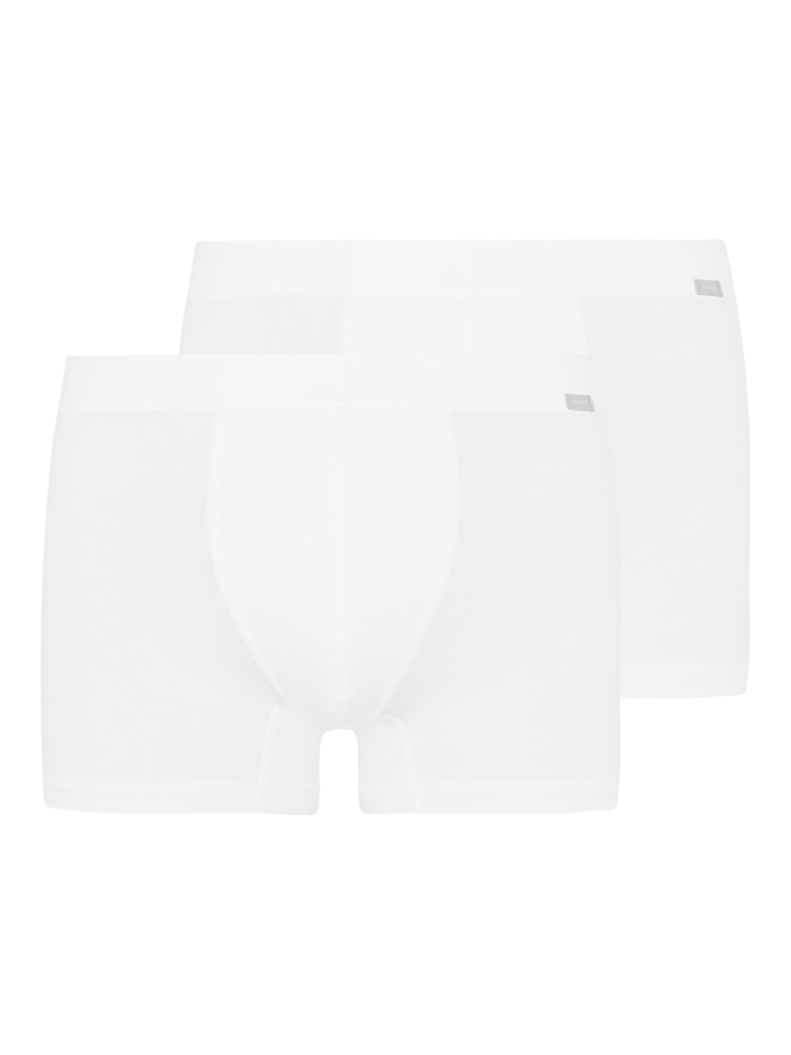 Product image 4 of 8, which shows Hanro Stretch Cotton Essentials Trunks, Pack of 2, White, S