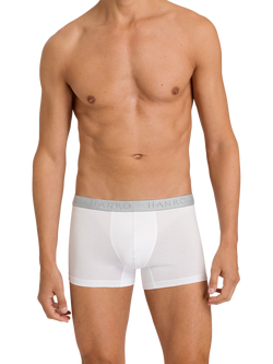 Hanro Stretch Cotton Essentials Trunks, Pack of 2, White