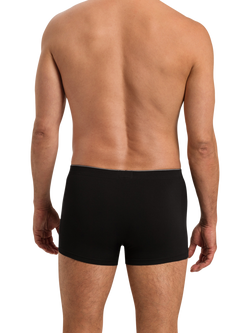 Hanro Stretch Cotton Superior Trunks - view 2, Black