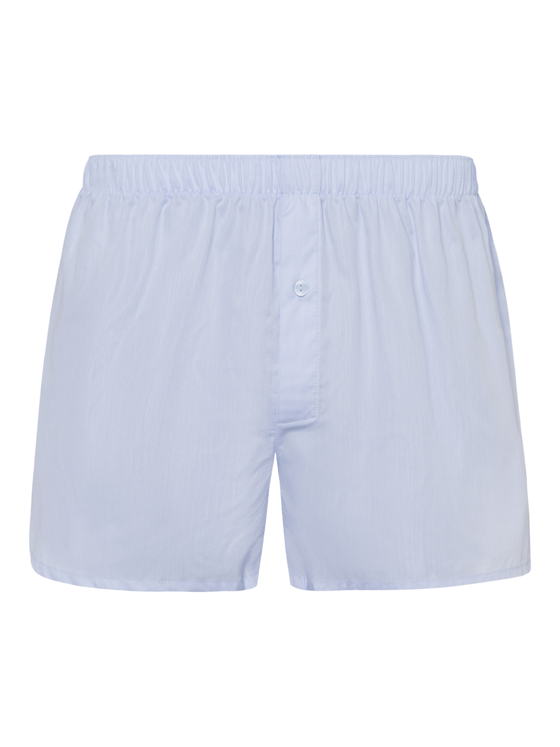 Product image 4 of 6, which shows Hanro Fancy Woven Cotton Loose Fit Boxers, Light Blue, S