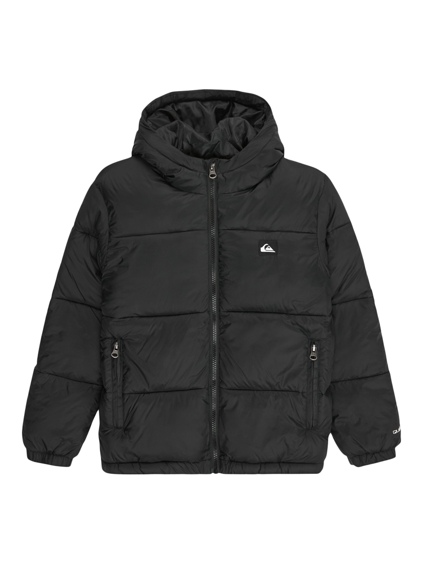 Quicksilver Kids' Cold Days Hooded Puffer Jacket, Black