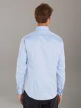 Calvin Klein Cotton Blend Twill Easy Care Slim Fit Shirt, Light Blue