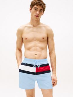 Tommy Hilfiger Logo Swim Shorts, Sweet Blue
