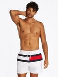 Tommy Hilfiger Logo Swim Shorts, Optic White