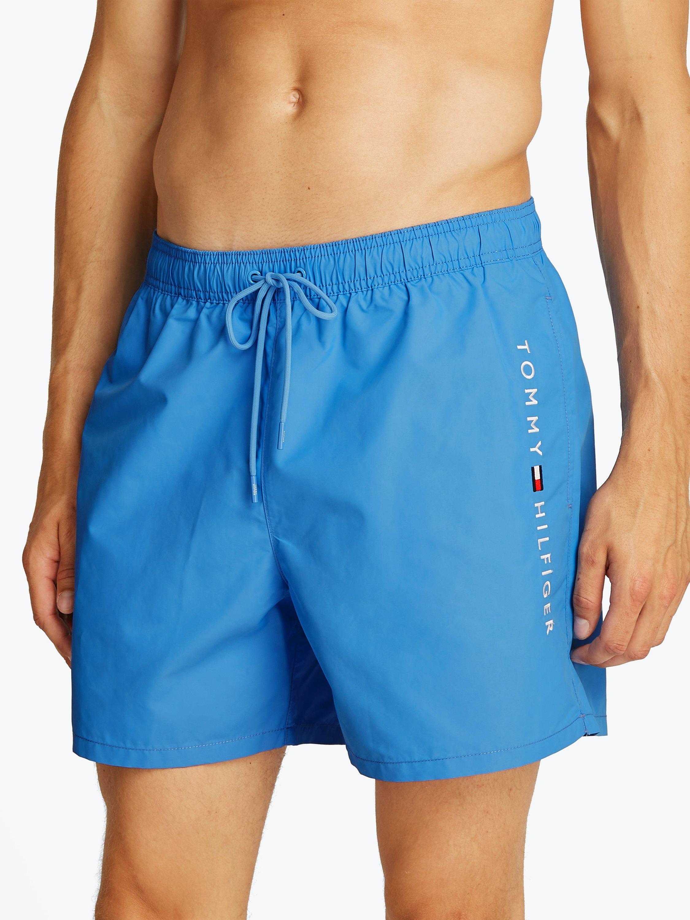 Product image 4 of 5, which shows Tommy Hilfiger Side Logo Swim Shorts, Blue Spell, S