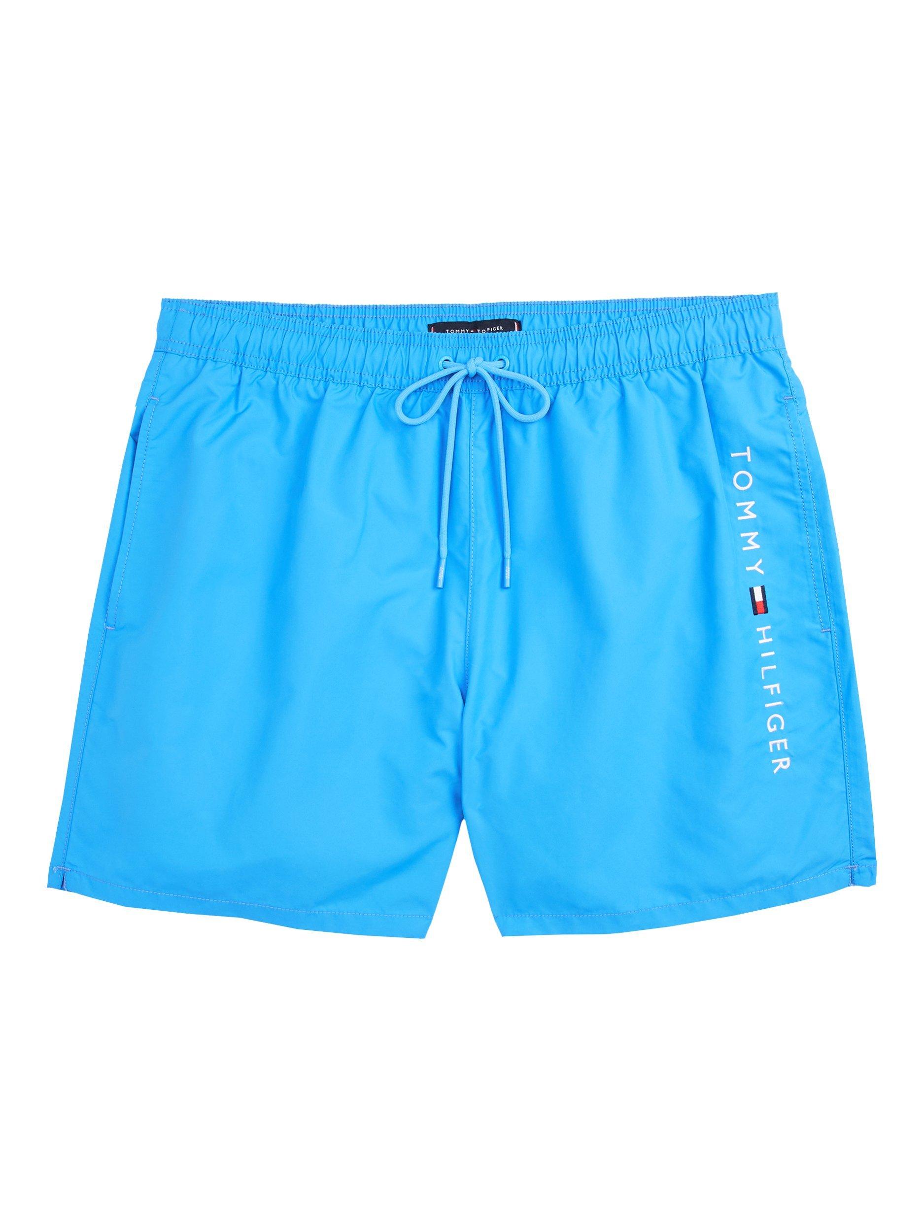 Product image 5 of 5, which shows Tommy Hilfiger Side Logo Swim Shorts, Blue Spell, S