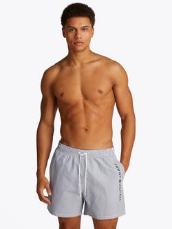Tommy Hilfiger Medium Length Stripe Swim Shorts, Multi, Multi