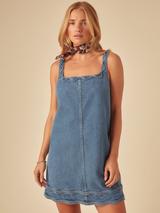 Reiss Belinda Shirred Mini Dress, Navy