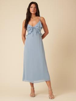 Nobody's Child Roe Sleeveless Midi Dress, Light Blue, Light Blue