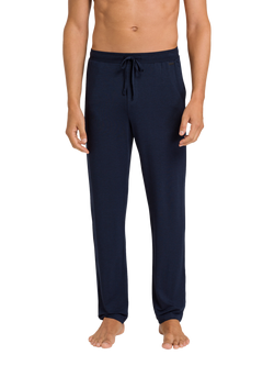 Hanro Casuals Leisure Draw String Trousers, Deep Navy, Deep Navy