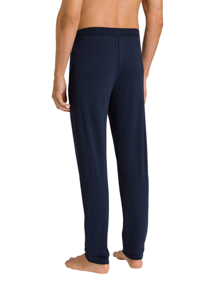 Hanro Casuals Leisure Draw String Trousers, Deep Navy - view 2, Deep Navy