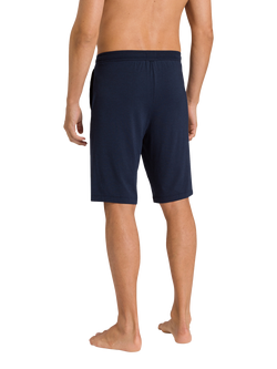 Hanro Casuals Leisure Draw String Shorts, Deep Navy - view 2, Deep Navy