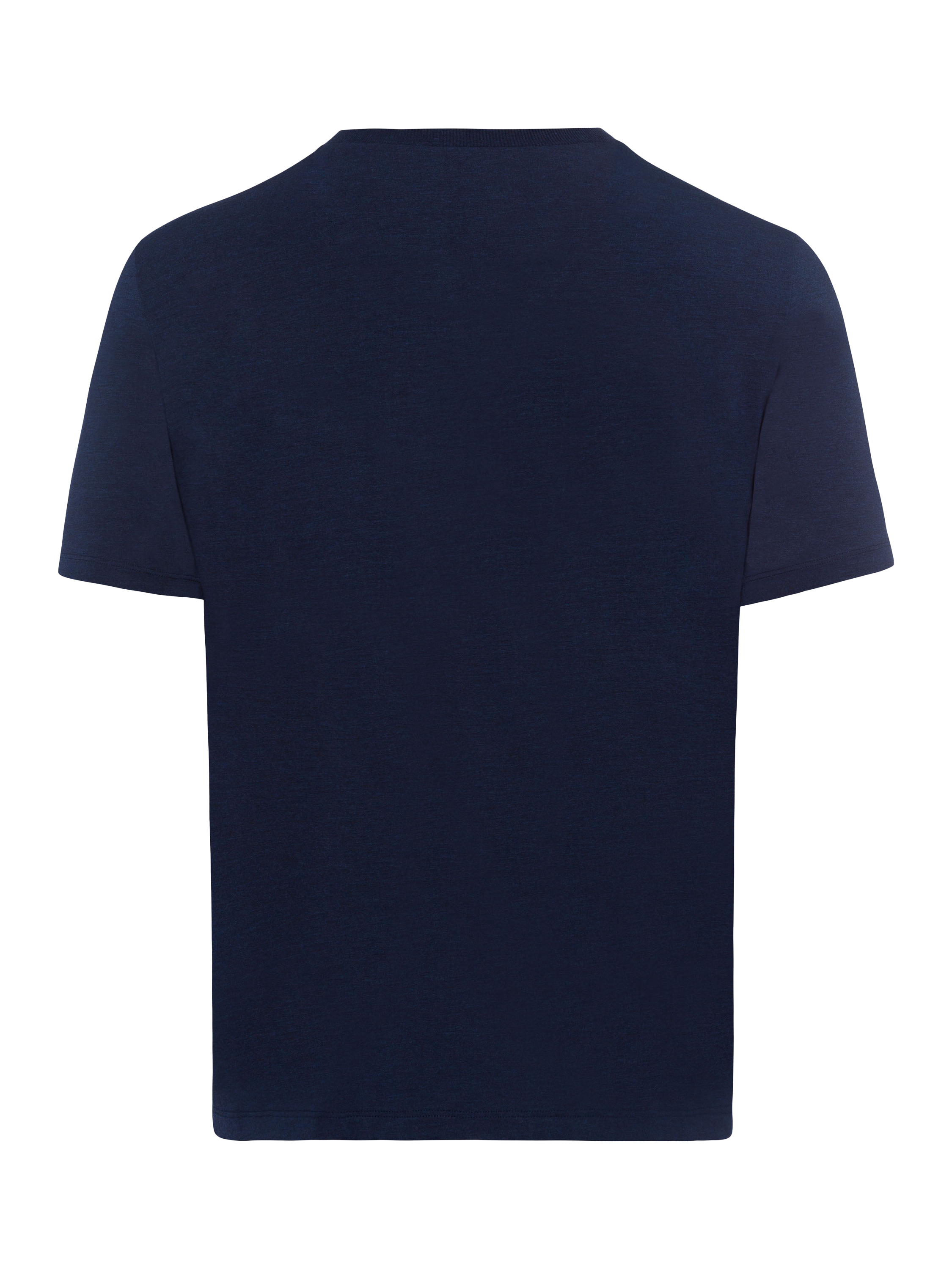Product image 5 of 6, which shows Hanro Casuals Short Sleeve Crew Neck Top, Deep Navy, S