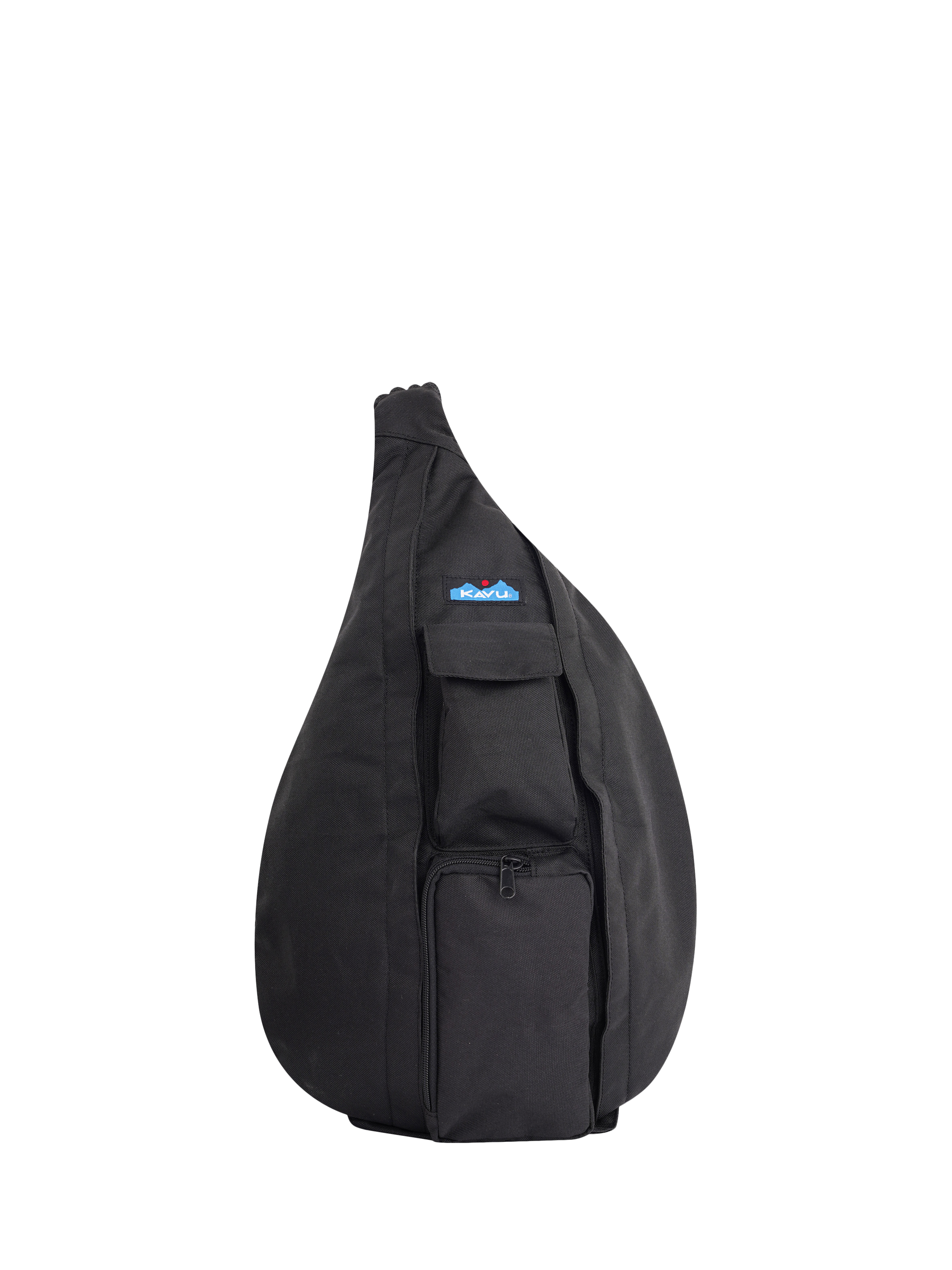 Product image 1 of 1, which shows KAVU Rope Sling Bum Bag, Raven, One Size