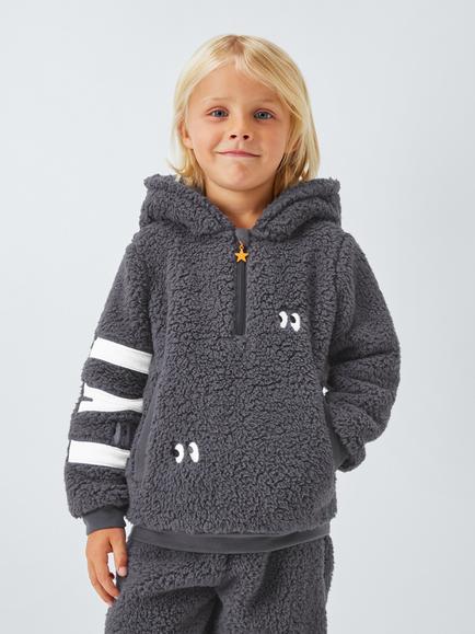 John Lewis Kids' Monster Twosie, Grey - view 2, Grey