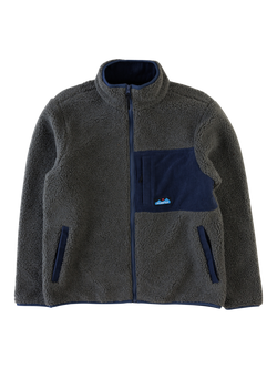 KAVU Wayside Long Sleeve High Neck Sweatshirt, Ocean Storm