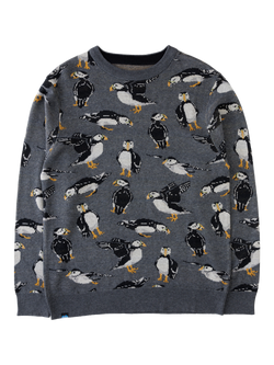 KAVU Highline Puffin Crew Neck Jumper, Puffin