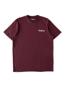 KAVU Crew Neck Logo Graphic Cotton T-Shirt, Fig