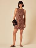 Nobody's Child Palermo Mini Dress, Brown