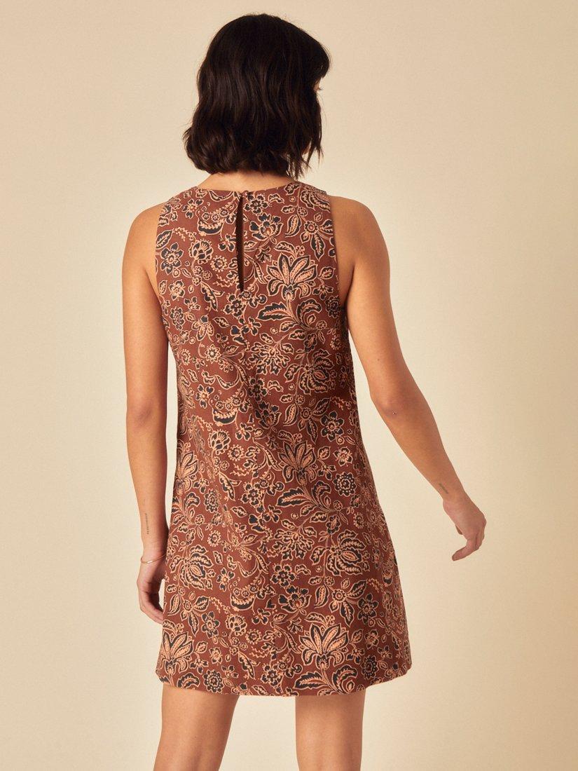 Product image 4 of 4, which shows Nobody's Child Palermo Mini Dress, Brown, 6