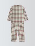 John Lewis Baby Highland Check Pyjama Set, Green