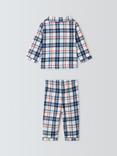 John Lewis Baby London Check Woven Pyjama Set, Blue