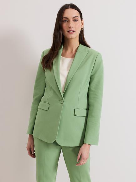 Phase Eight Ulrica Single Button Blazer, Green, Green