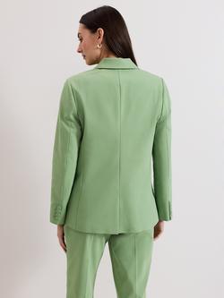 Phase Eight Ulrica Single Button Blazer, Green - view 2, Green