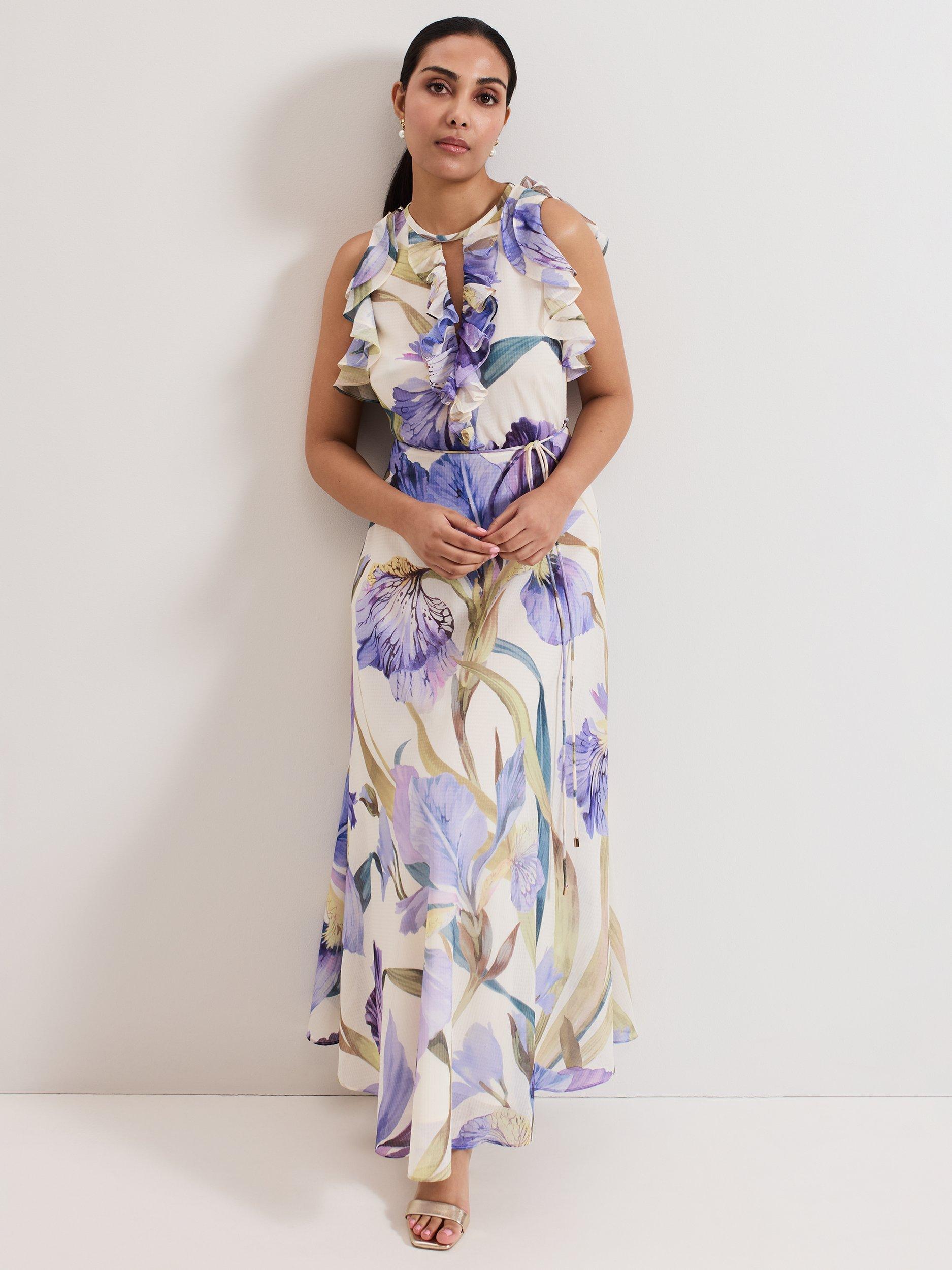 Phase Eight Petite Rachel Floral Dress, Multi