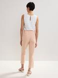 Phase Eight Lindsey Tapered Jeans, Pale Pink
