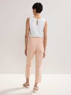 Phase Eight Lindsey Tapered Jeans, Pale Pink - view 2, Pale Pink
