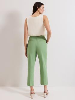 Phase Eight Ulrica Tailored Trousers, Green - view 2, Green