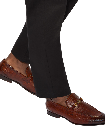 Kurt Geiger London Alton Croc Loafers - view 2, Tan