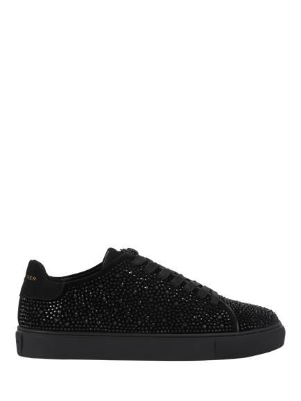 Kurt Geiger London Lennon Crystal Trainers, Black, Black