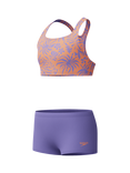 Speedo Kids' Boyleg 2-Piece Short Swim Set, Purple Mist