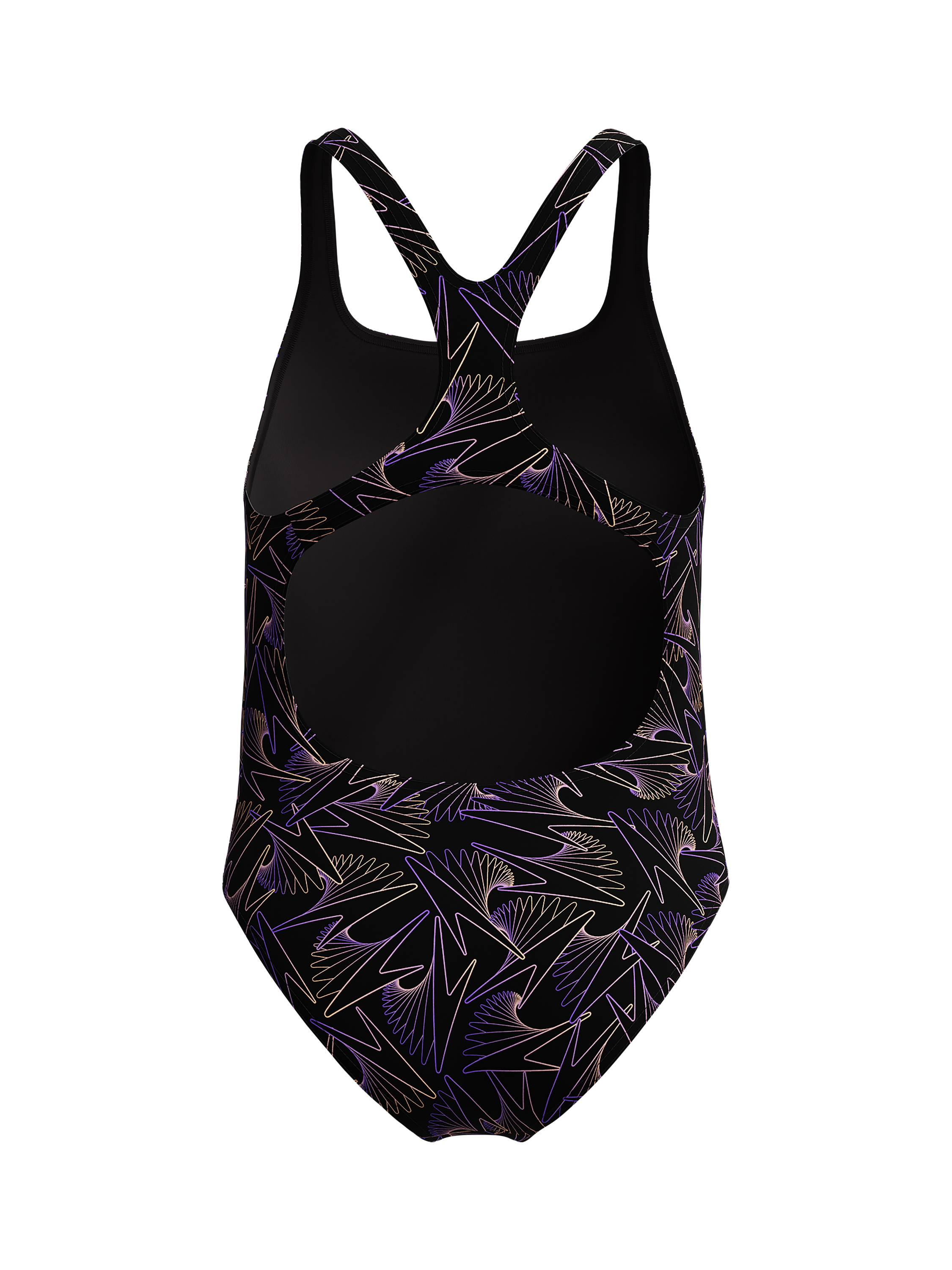 Product image 3 of 5, which shows Speedo Kids' Hyper Boom Medalist Swimsuit, Bright Peach, 5-6 years