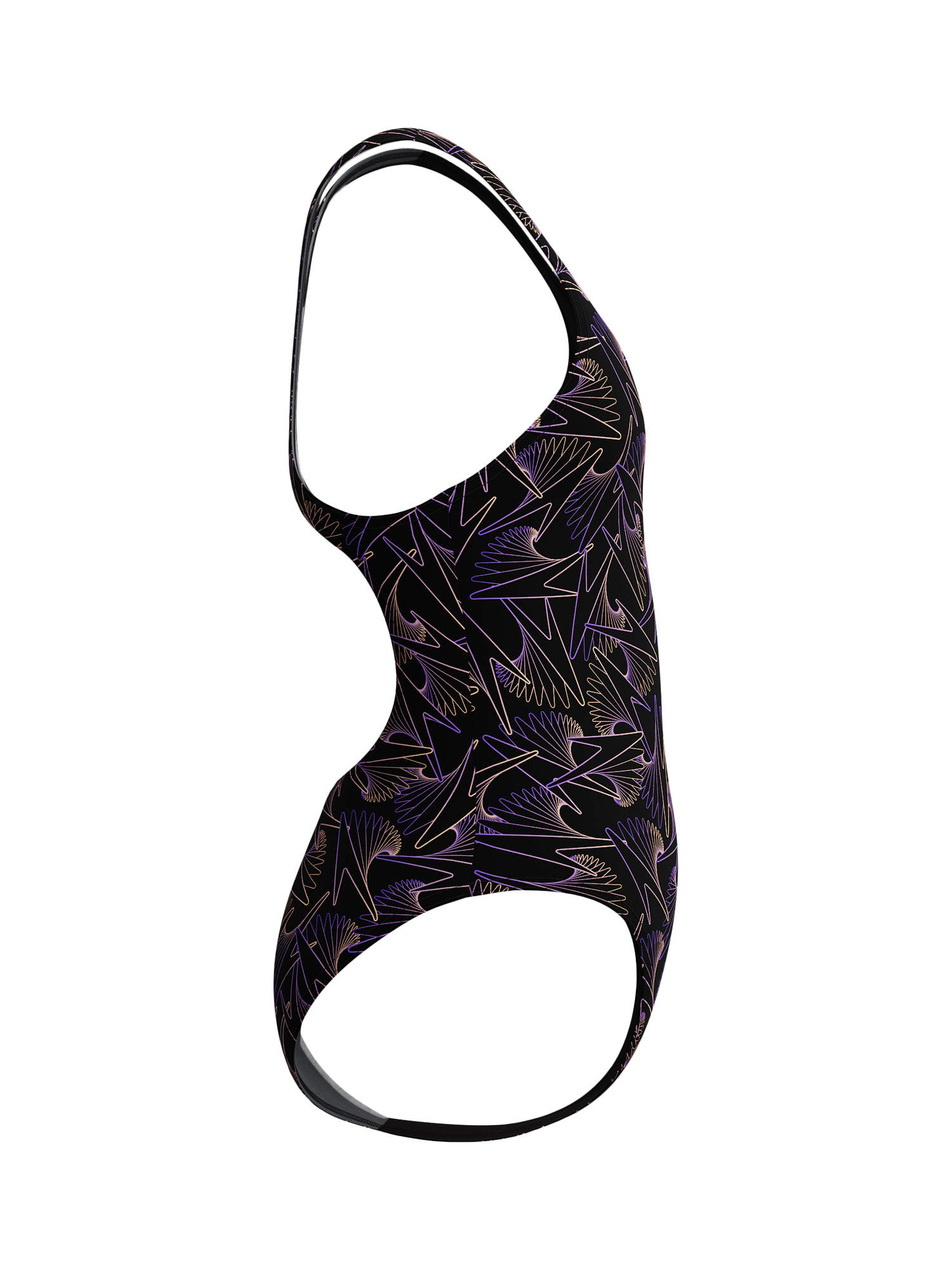 Product image 5 of 5, which shows Speedo Kids' Hyper Boom Medalist Swimsuit, Bright Peach, 5-6 years