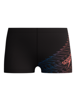 Speedo Kids' Medley Aquashort, Anthracite/Coral, Anthracite/Coral