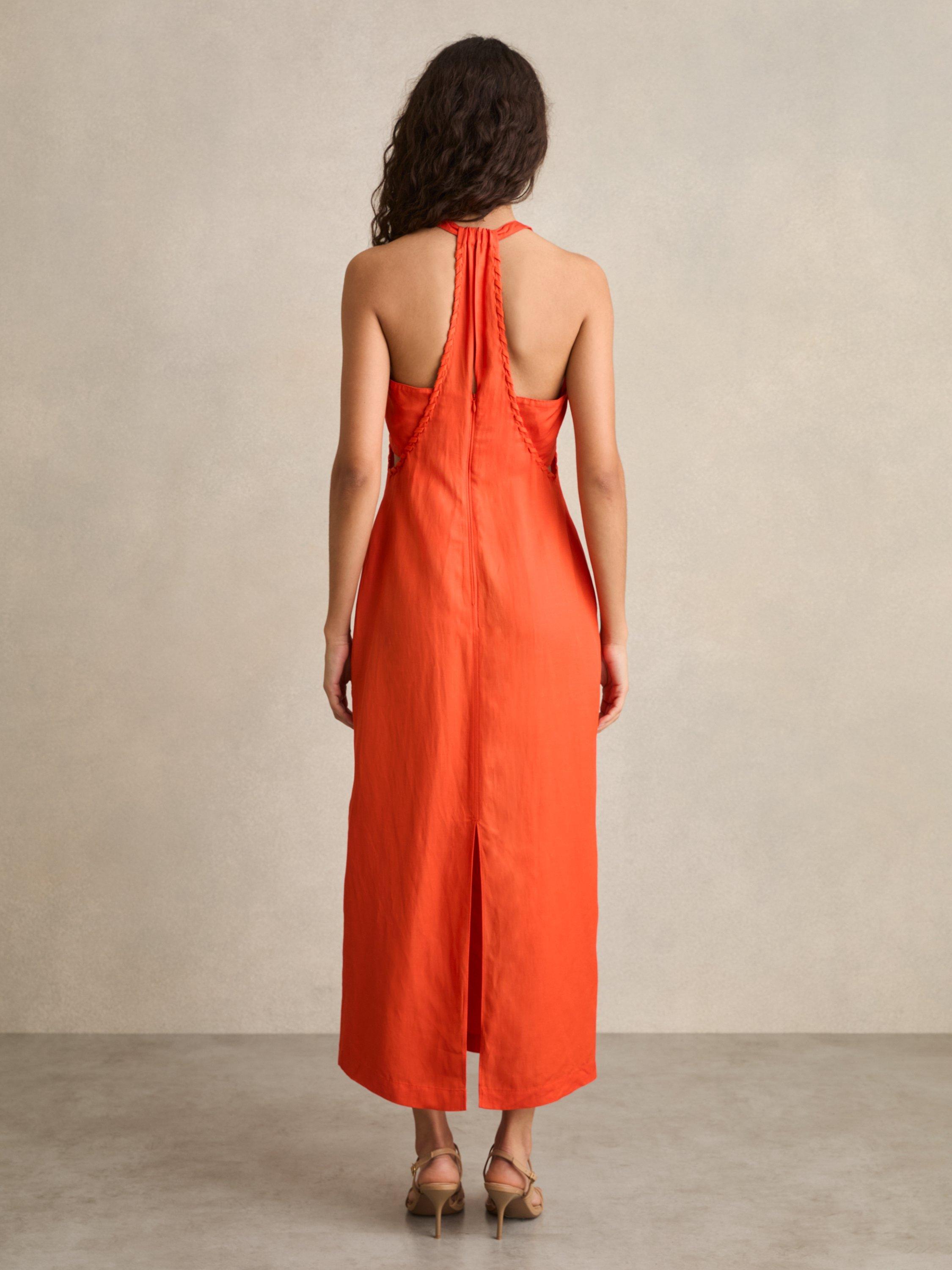 【海外限定】REISSドレス☆Erika Racerback Midi Dress, Red Reiss Erika Racerback Midi Dress, Red