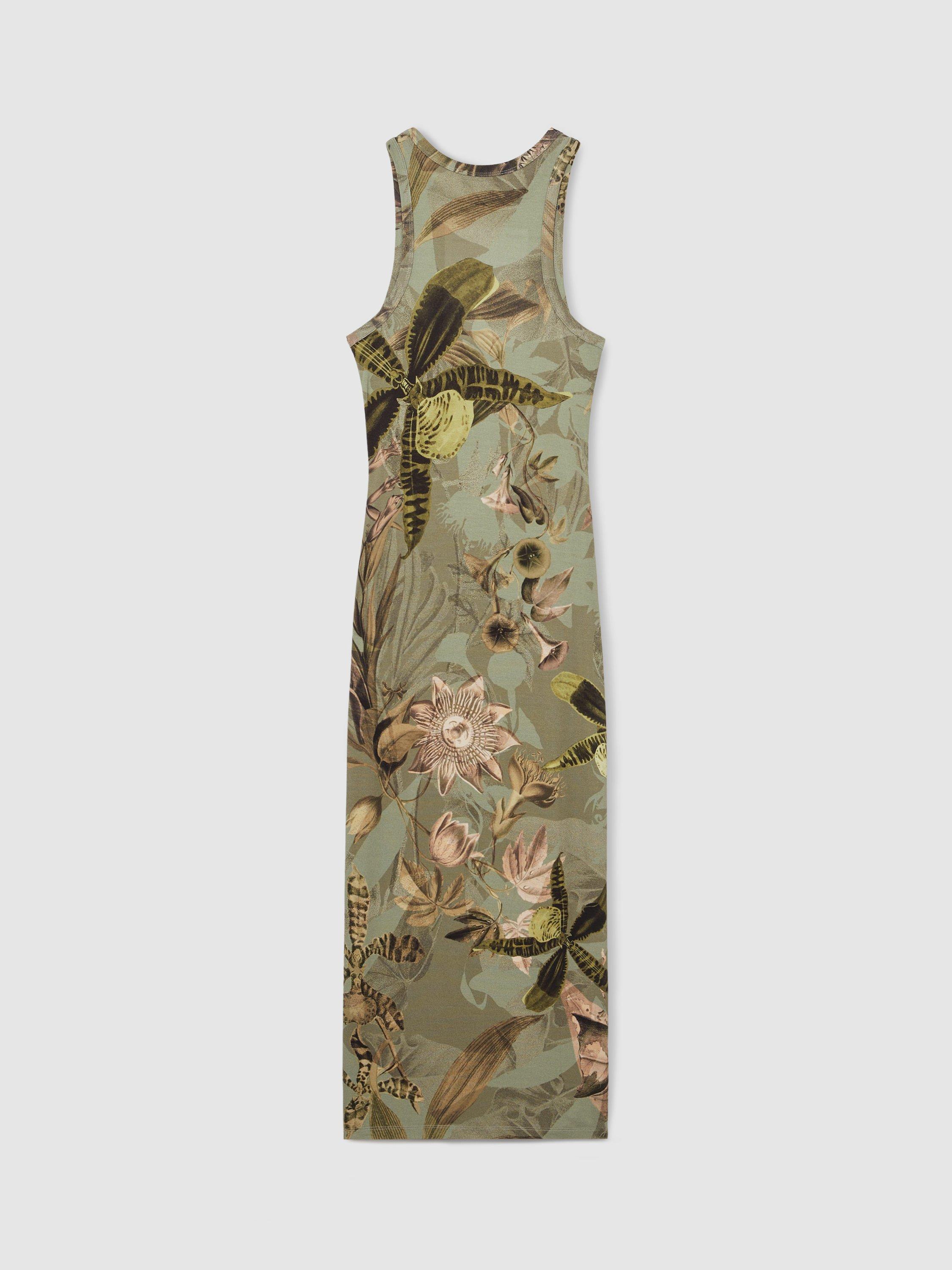 Reiss New York Botanical Gardens Lola Botanical Ruched