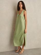 【海外限定】REISSドレス☆Delia Jersey Maxi Dress, Blue Buy Reiss Blue Delia Jersey Maxi Dress from the Next UK