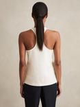 Reiss Cosmo Stud Detailing Top, Ivory