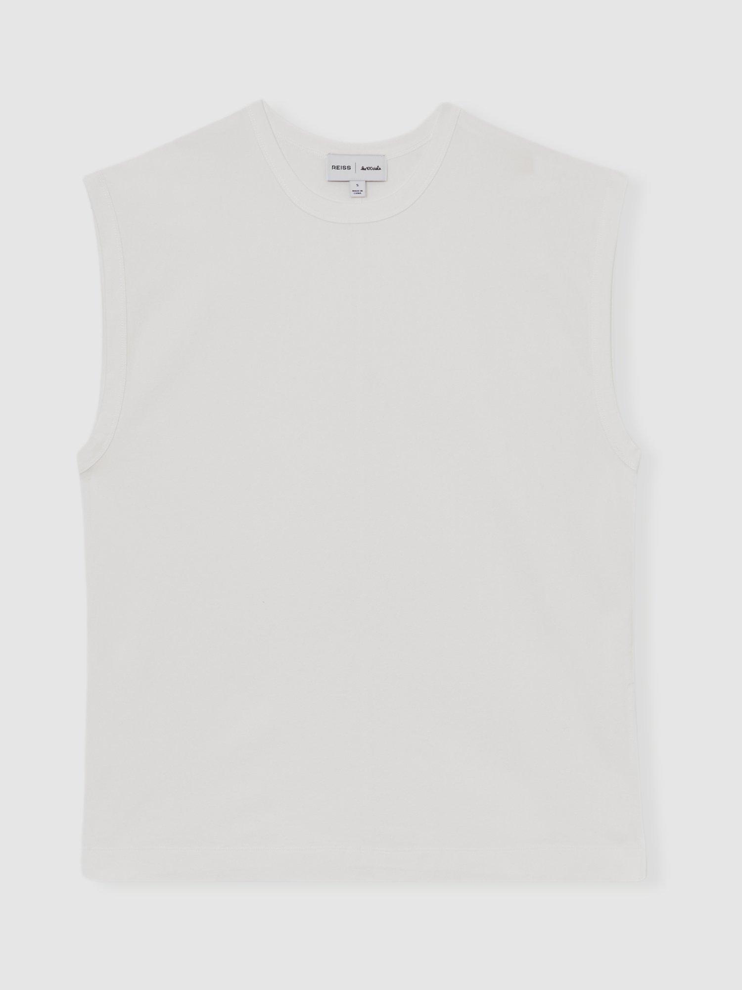Product image 3 of 5, which shows Reiss Les 100 Ciels Dylan Tank Top, White, XS