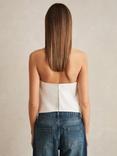 Reiss Nadia Halterneck Top, Ivory